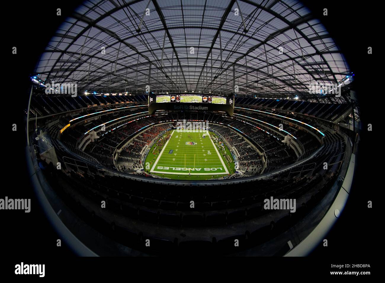 Una vista generale del SoFi Stadium durante IL LA Bowl tra gli Oregon state Beavers e gli Utah state Aggies. (Jay Christensen/immagine dello sport) Foto Stock