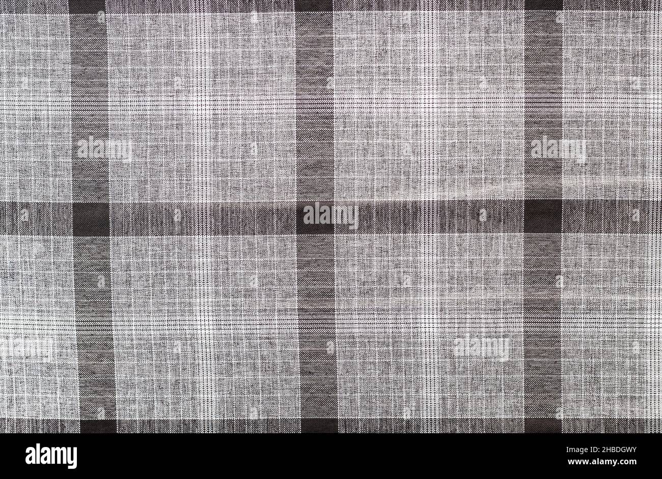 Tessuto di controllo senza cuciture a griglia con grana morbida per lo sfondo Foto Stock