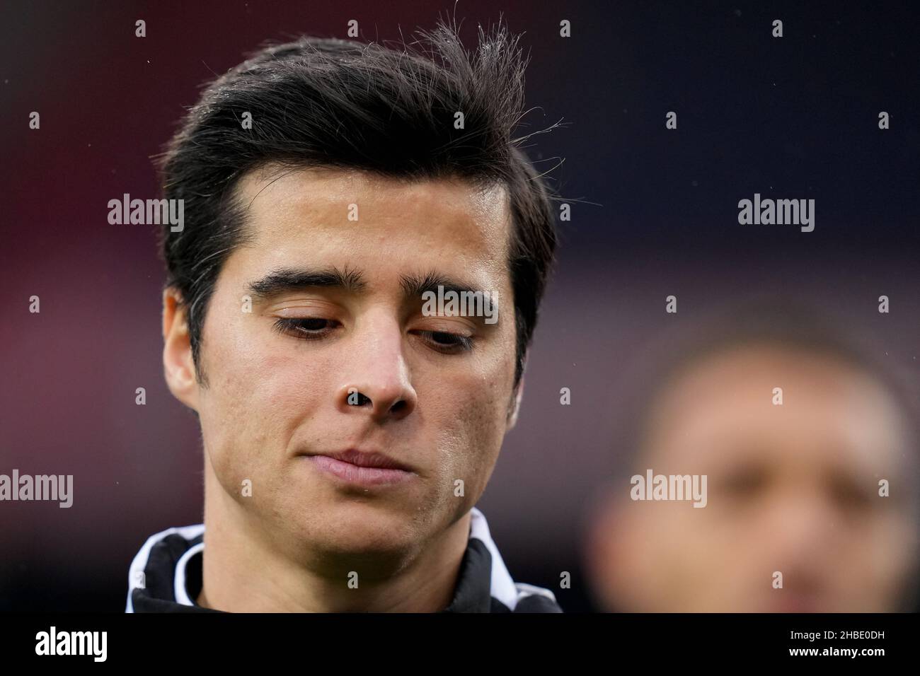 ROTTERDAM, PAESI BASSI - DICEMBRE 19: Joao Teixeira di Feyenoord Rotterdam durante la partita olandese Eredivisie tra Feyenoord Rotterdam e AFC Ajax Amsterdam allo Stadion Feijenoord De Kuip il 19 Dicembre 2021 a Rotterdam, Paesi Bassi (Foto di Yannick Verhoeven/Orange Pictures) Foto Stock