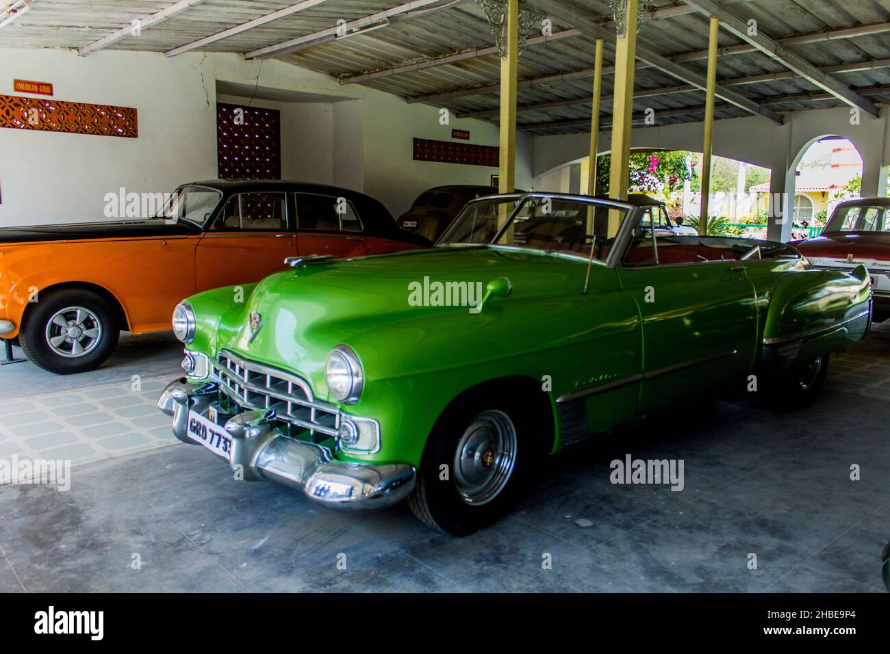 Auto World Vintage Car Museum Foto Stock