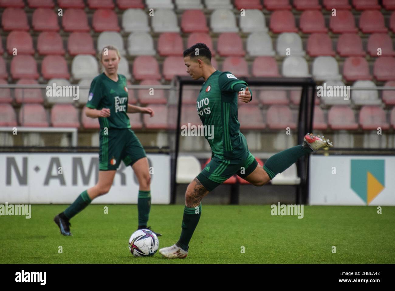 Amsterdam, Paesi Bassi. 19th Dic 2021. Partita tra Ajax e Feyenoord allo Sportpark de Toekomst il 19 dicembre 2021 Arne van der ben/SPP Credit: SPP Sport Press Photo. /Alamy Live News Foto Stock