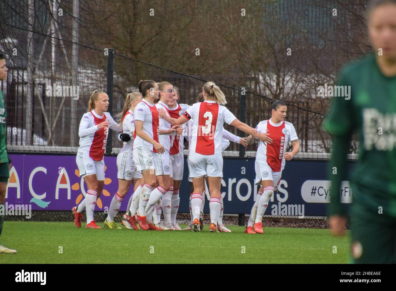 Amsterdam, Paesi Bassi. 19th Dic 2021. Partita tra Ajax e Feyenoord allo Sportpark de Toekomst il 19 dicembre 2021 Arne van der ben/SPP Credit: SPP Sport Press Photo. /Alamy Live News Foto Stock