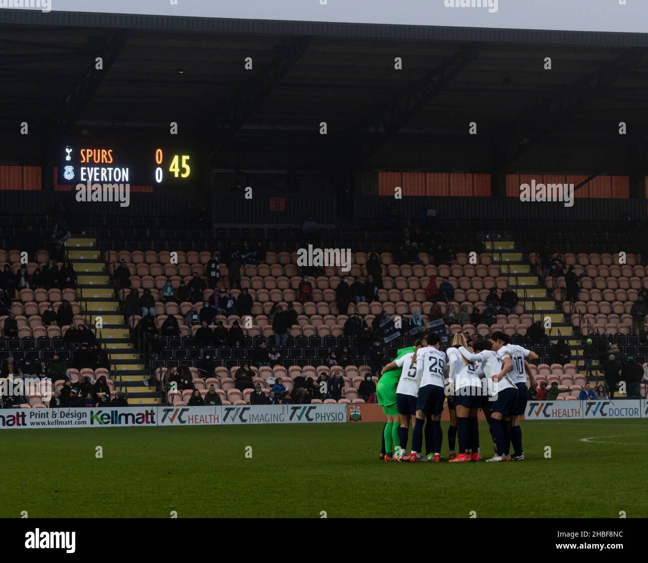 Edgware, Regno Unito. 19th Dic 2021. The Hive London, Edgware, Englan Women's Super League gioco tra Tottenham Hotspur v Everton al Hive in Edgware Daniela Torres/SPP Credit: SPP Sport Press Photo. /Alamy Live News Foto Stock