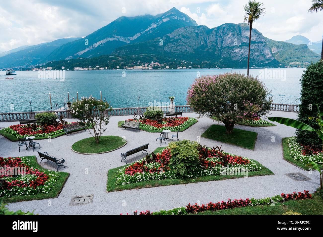 Giardino Bellagio Foto Stock