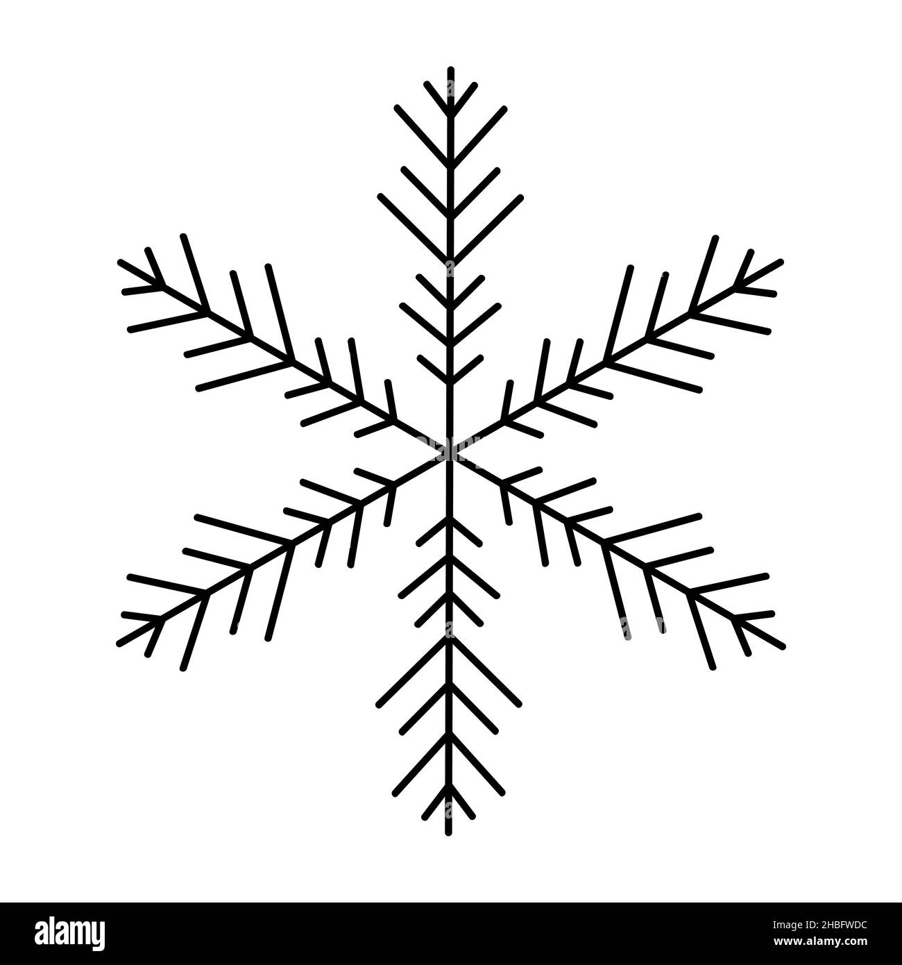 Ciottolone di fiocco di neve isolato su sfondo bianco. Illustrazione disegnata a mano con vettore. Perfetto per i disegni di Natale e di festa, le schede, il marchio, le decorazioni. Illustrazione Vettoriale Ciottolone di fiocco di neve isolato su sfondo bianco. Illustrazione disegnata a mano con vettore. Perfetto per i disegni di Natale e di festa, le schede, il marchio, le decorazioni. Illustrazione Vettoriale