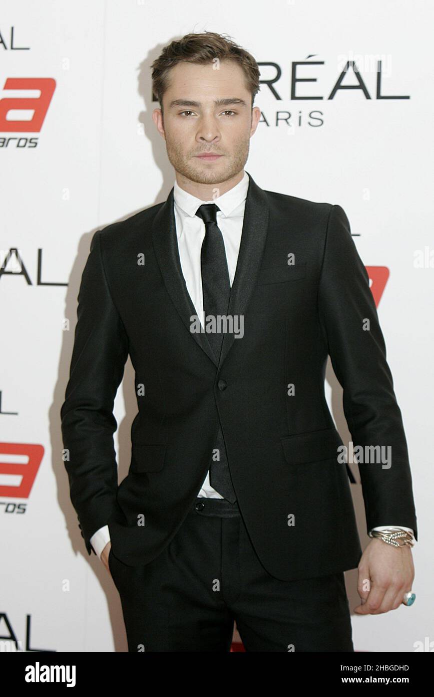 Ed Westwick al National Movie Awards 2011 alla Wembley Arena, Londra Foto Stock