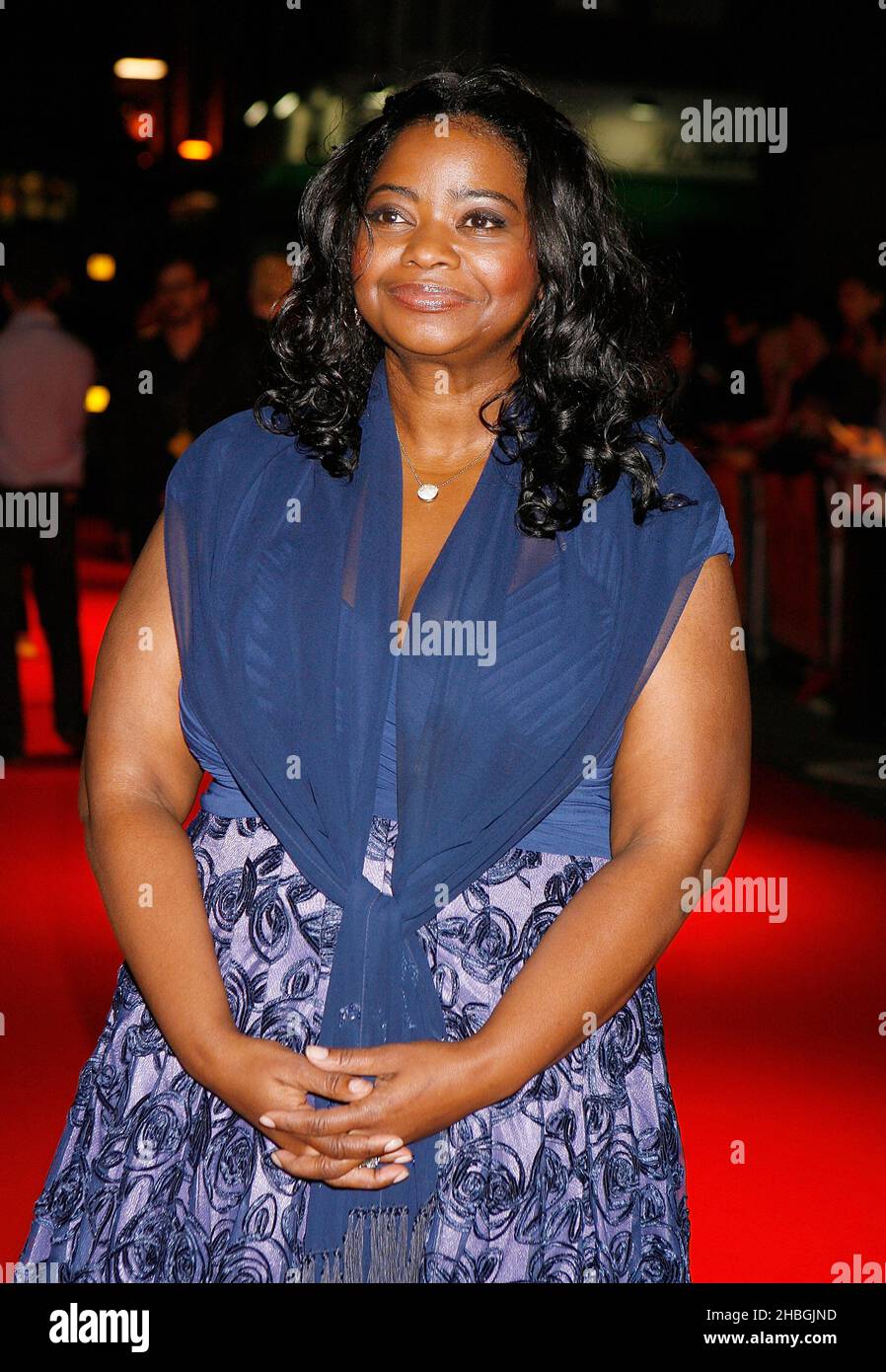 Octavia Spencer partecipa alla prima del film britannico dell'Aiuto al Curzon Mayfair di Mayfair, Londra. Foto Stock