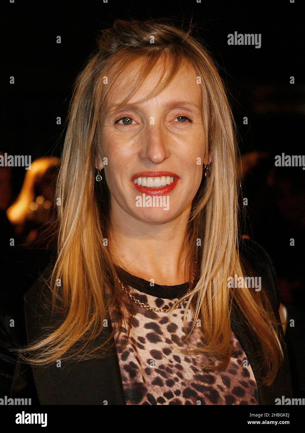 Sam Taylor Wood arriva al BFI Film Festival Awards 55th presso la LSO Church di East London. Foto Stock