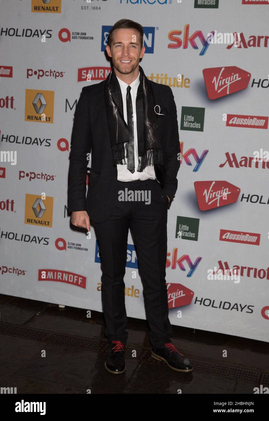 Ben Cohen partecipa agli Attitude Awards presso la Banqueting Hall di Whitehall, nel centro di Londra. Foto Stock