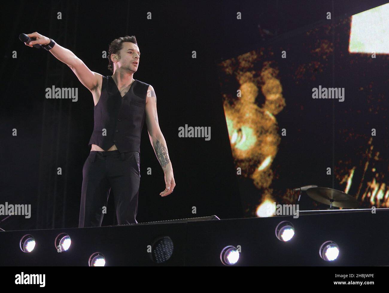 Dave Gahan Depeche Mode . Foto Stock