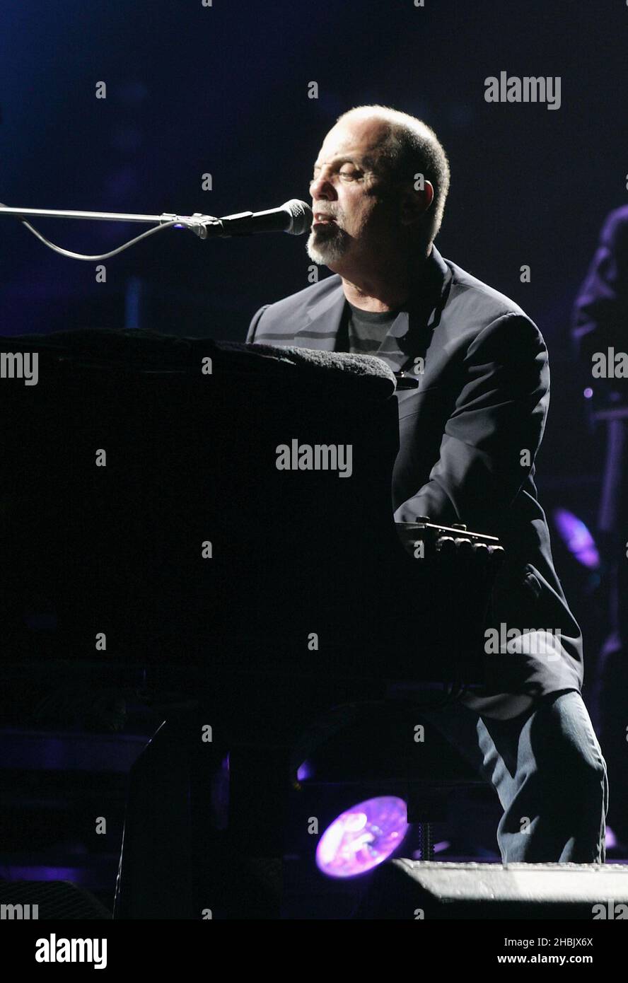 Billy Joel in esecuzione. Foto Stock