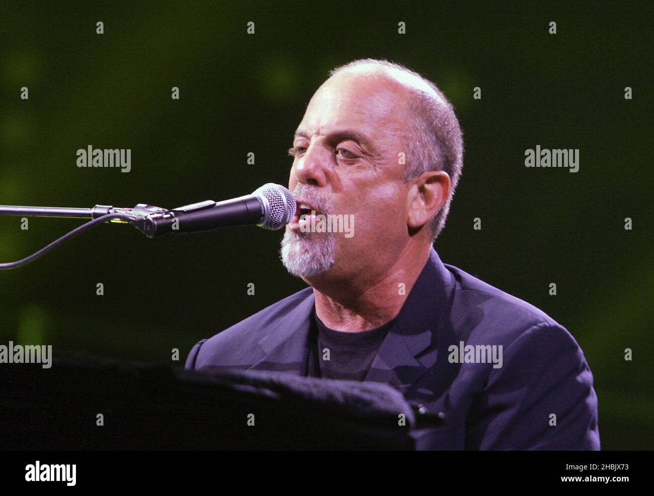 Billy Joel in esecuzione. Foto Stock