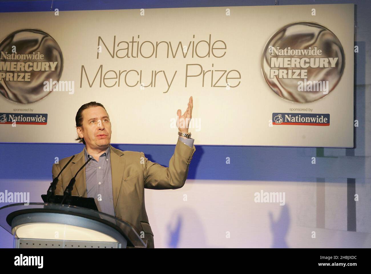 Jools Holland presente. Foto Stock