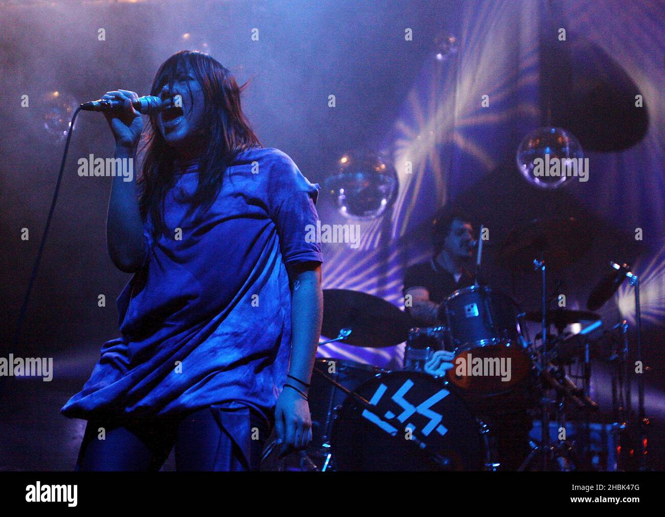 CSS Live in concerto presso l'Astoria di Londra il 22 aprile 2007. Foto Stock