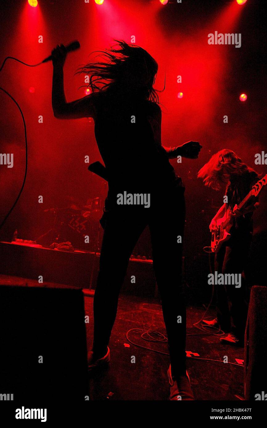 CSS Live in concerto presso l'Astoria di Londra il 22 aprile 2007. Foto Stock