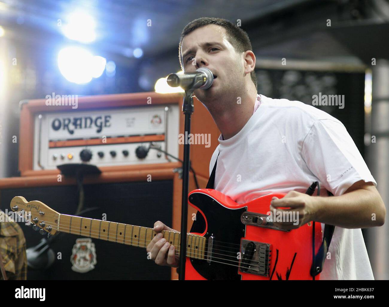 Le strade vivono in concerto a sostegno del Muse al Wembley Stadium di Londra. Foto Stock