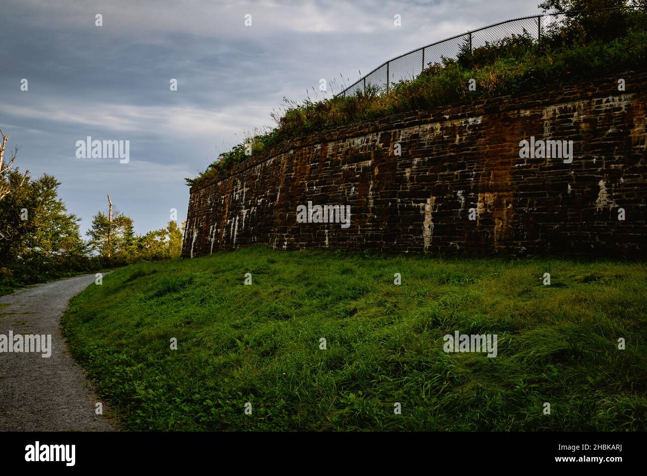 York Redoubt National Historic Site Foto Stock