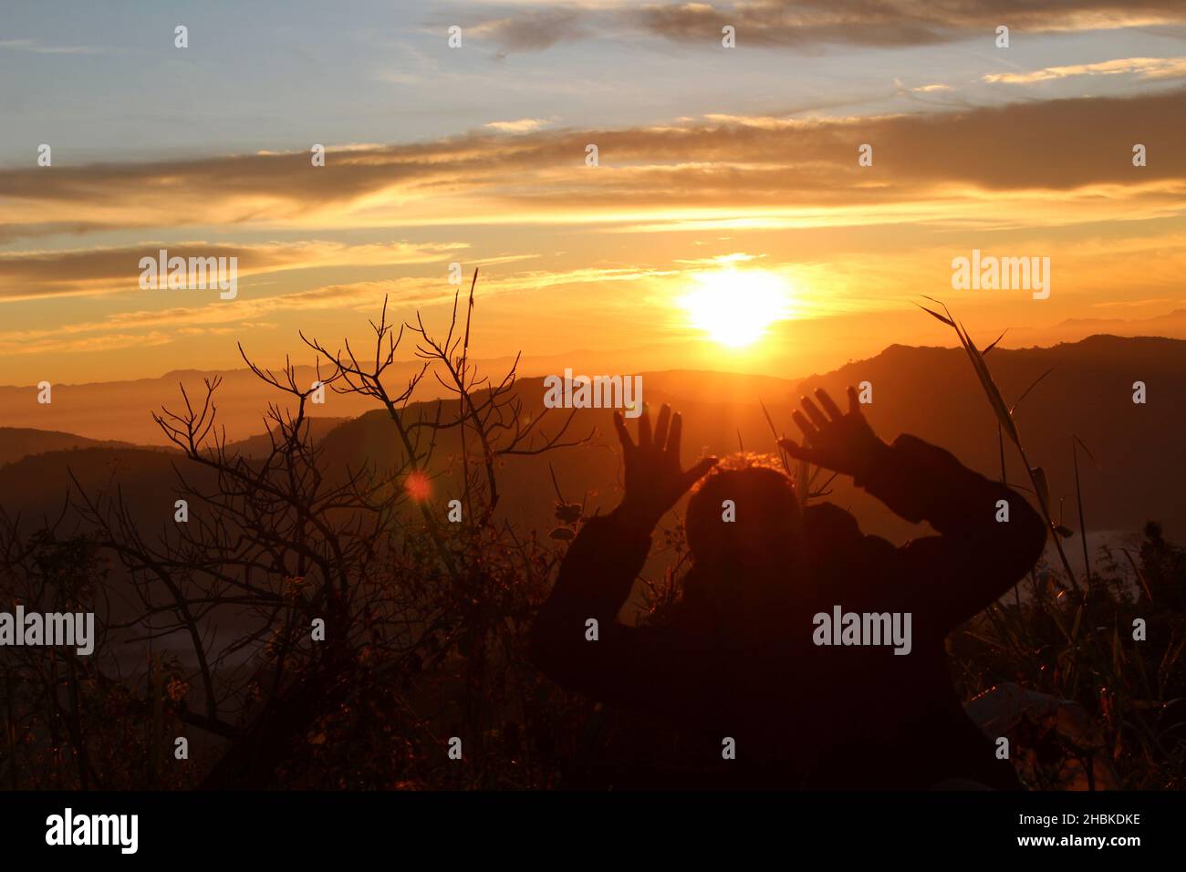 Questo è un posto pieno di bellezza Foto Stock