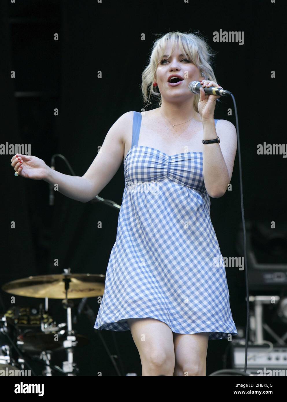 Duffy suona al V Festival, Hylands Park, Chelmsford, Essex. Foto Stock