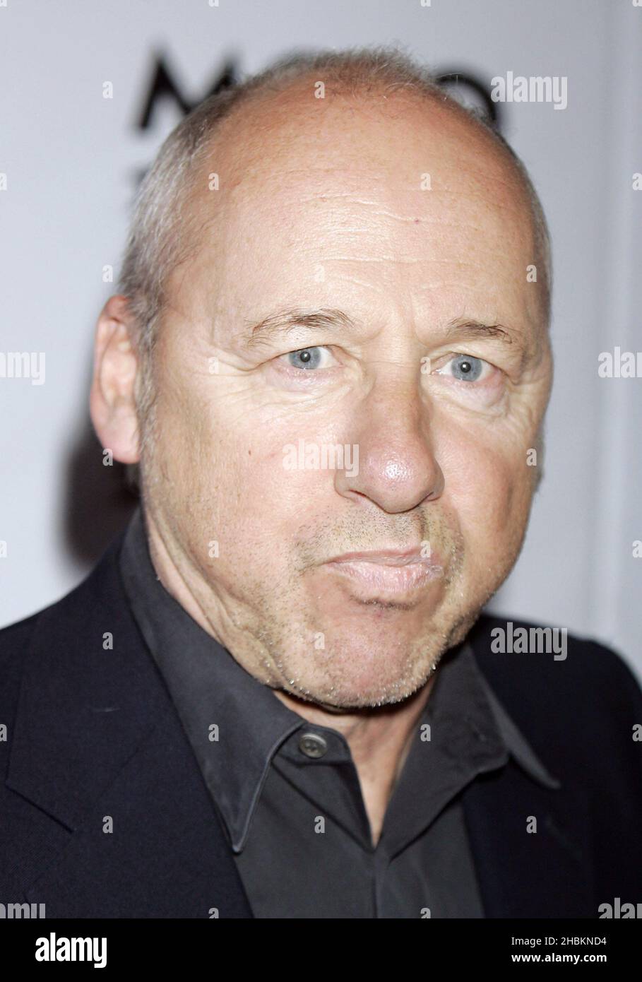 Mark Knopfler arriva al MOJO Awards presso la Birreria di Londra. Foto Stock