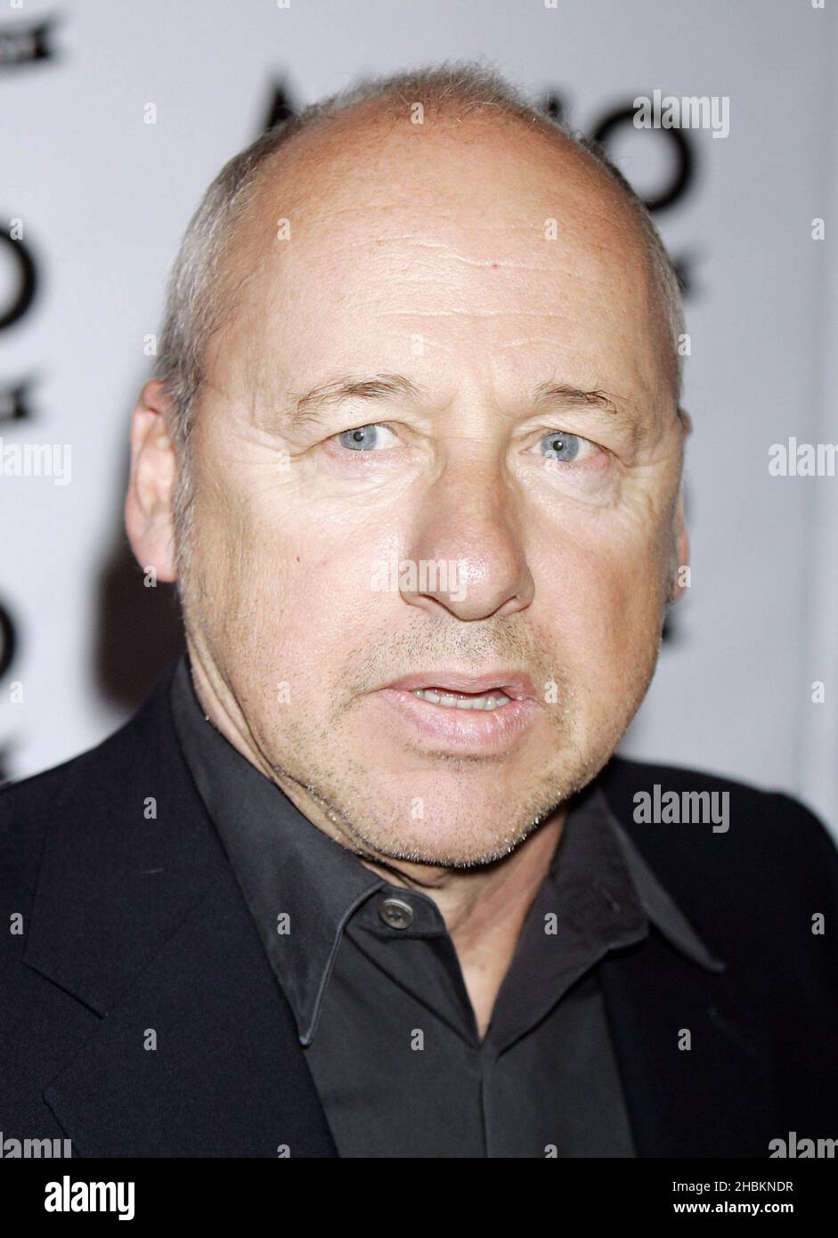 Mark Knopfler arriva al MOJO Awards presso la Birreria di Londra. Foto Stock