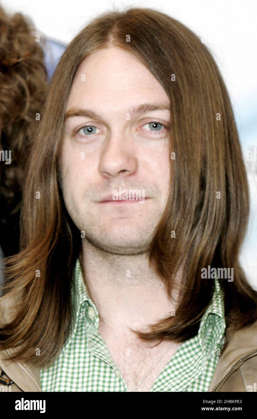 I Kasabian sono nominati per il loro album, West Ryder Pauper Lunatic Asylum durante l'annuncio delle candidature del 2009 al Barclaycard Mercury Prize presso l'Hospital Club nel centro di Londra. Foto Stock