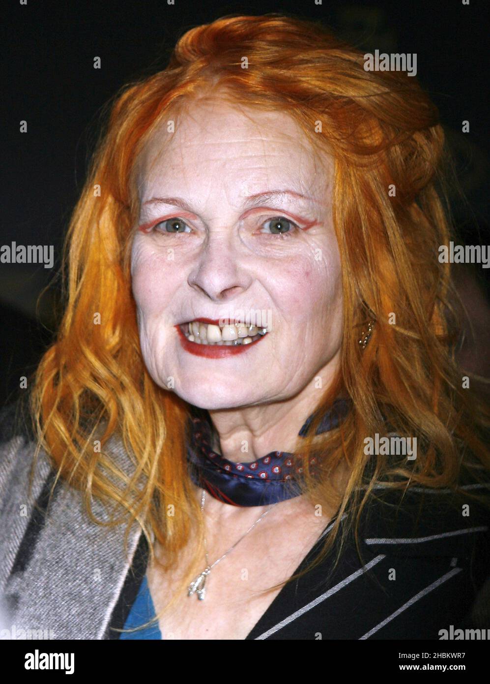 Vivienne Westwood all'Anglomania di Vivienne Westwood SS10 Catwalk Show a Selfridges in Oxford Street, Londra. Foto Stock