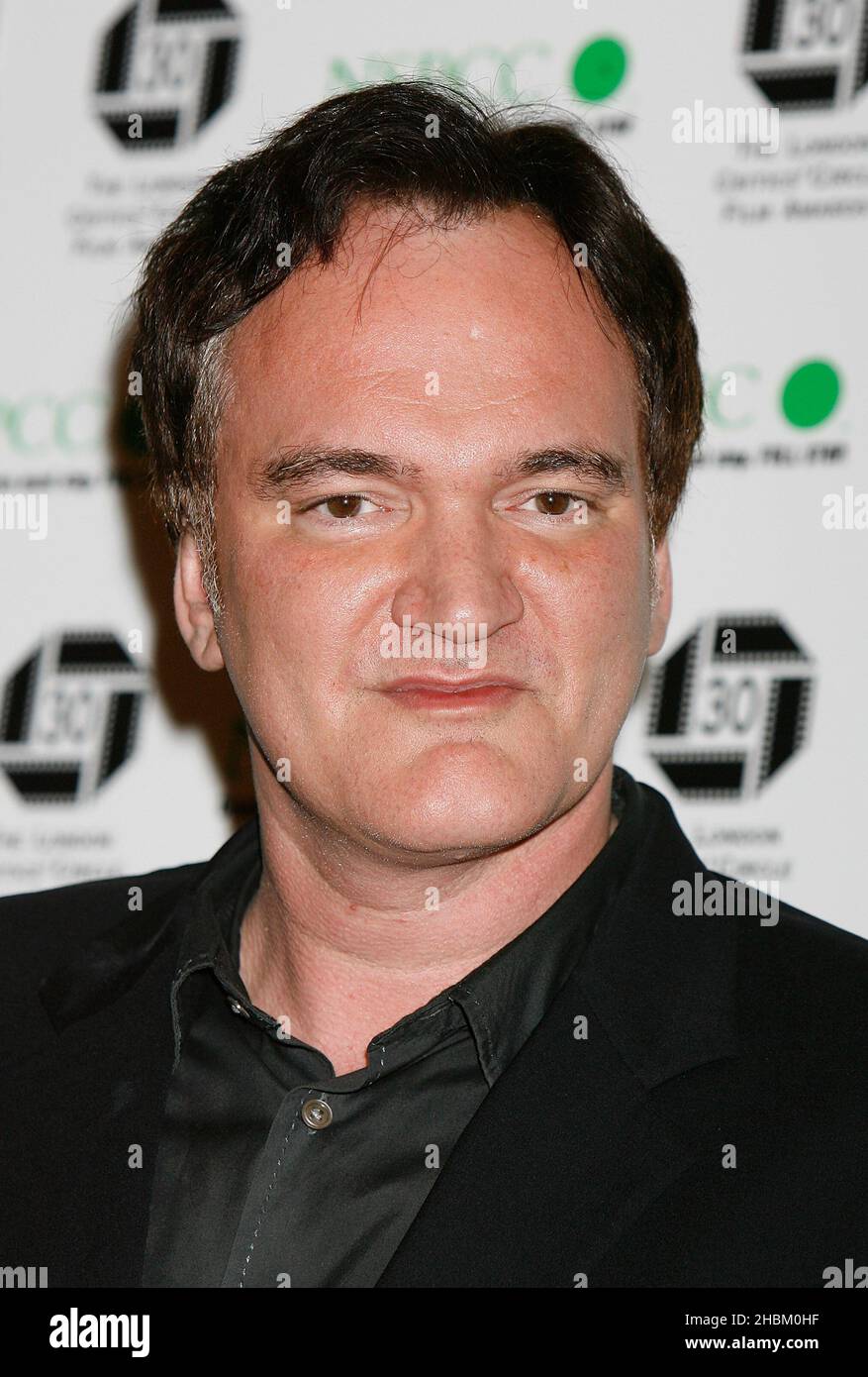 Quentin Tarantino al London Critics' Circle Film Awards al Landmark Hotel di Londra. Foto Stock