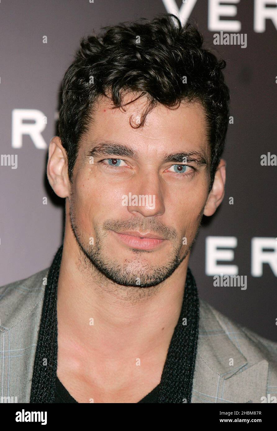 David Gandy partecipa al lancio del telefono cellulare Samsung Vertu a Lancaster House, Londra Foto Stock