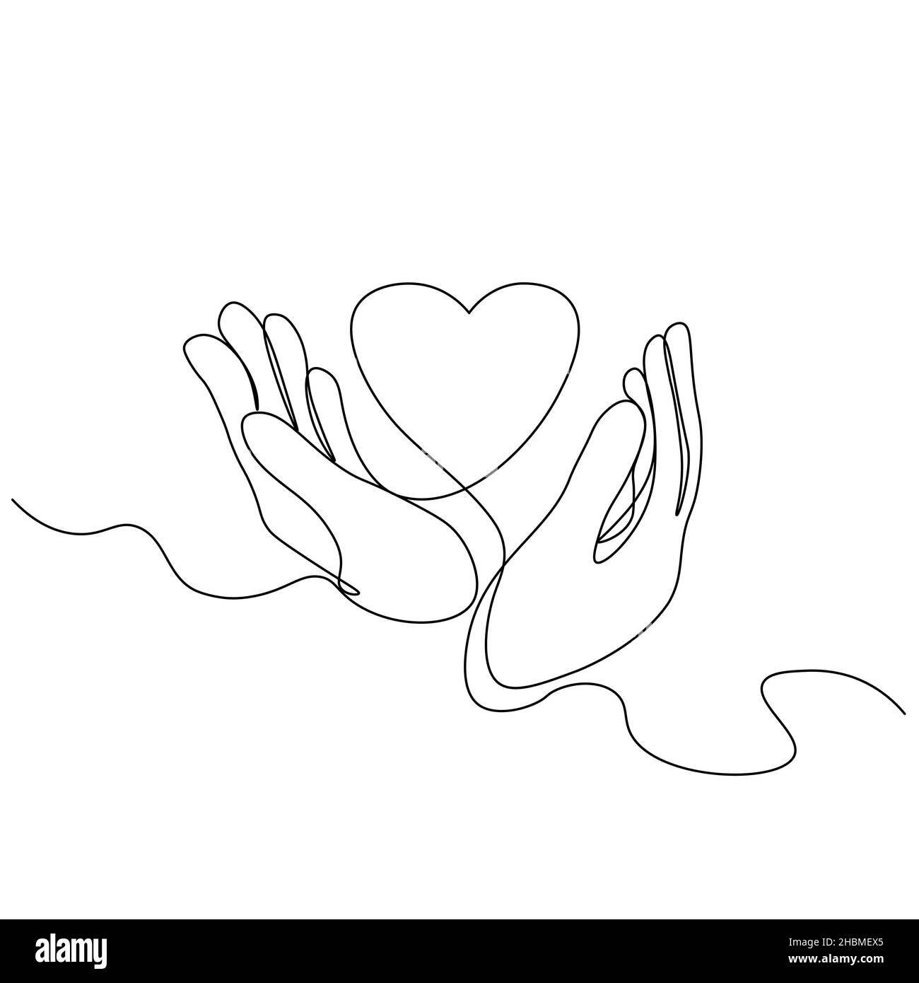 Giorno del donatore. Prelievo di sangue. Linea continua. Illustrazione vettoriale disegnata con un'unica linea. Illustrazione Vettoriale