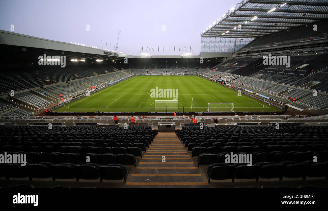 ST JAMES PARK, NEWCASTLE UNITED FC V MANCHESTER CITY FC, 2021 Foto Stock