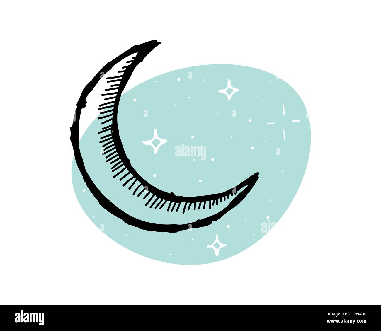 Ciondolo Luna Crescente Con Sole E Stelle In Argento 925 – Gioiello Astrologico Artigianale