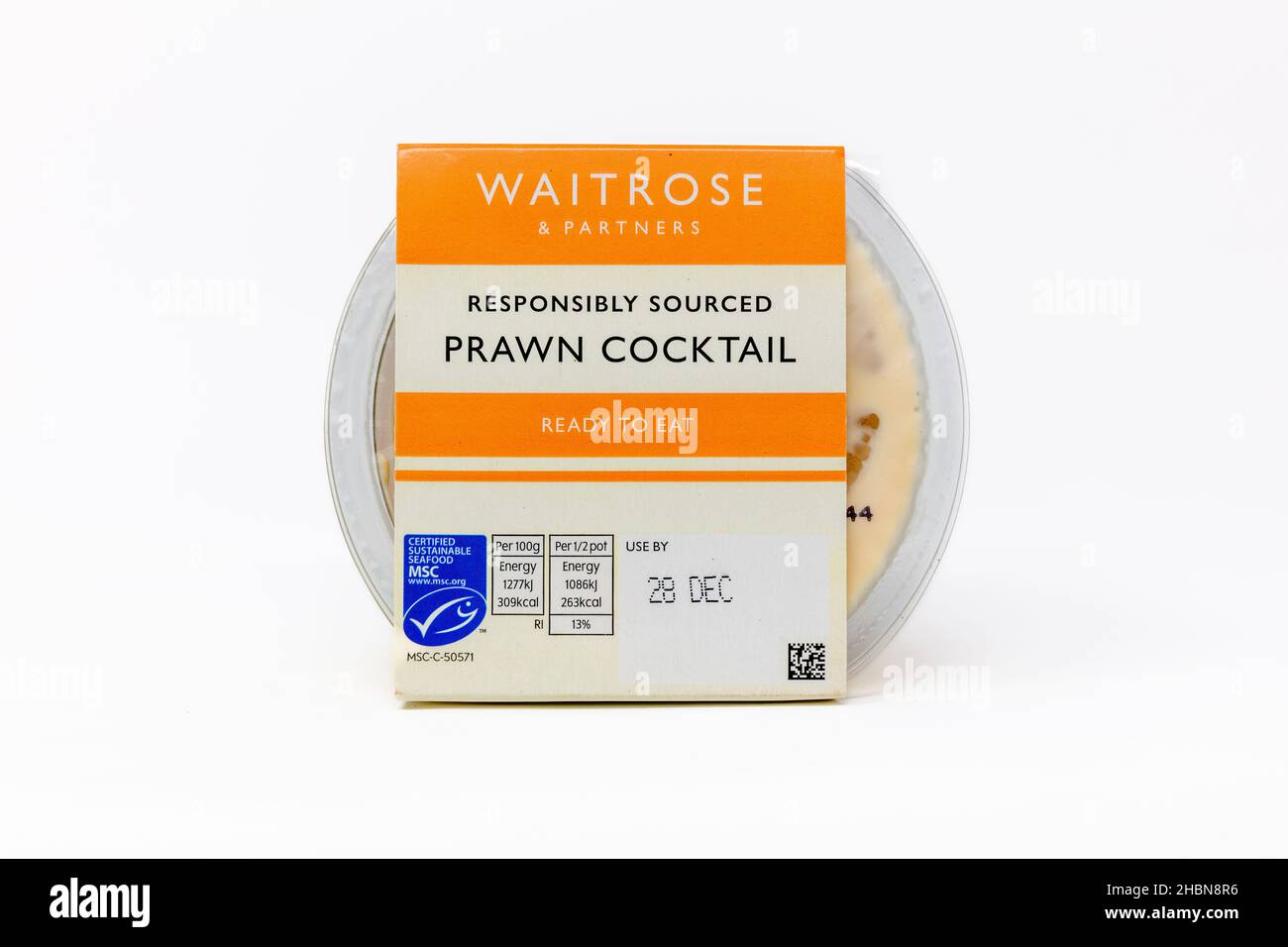 Cocktail Waitrose Prawn Foto Stock