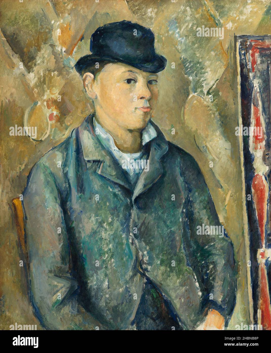 Il Figlio degli artisti, Paul (ca. 1886-1887) di Paul Cézanne. Foto Stock