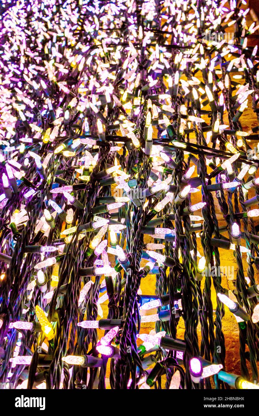 immagine astratta di fata multicolore o luci scintillanti Foto Stock