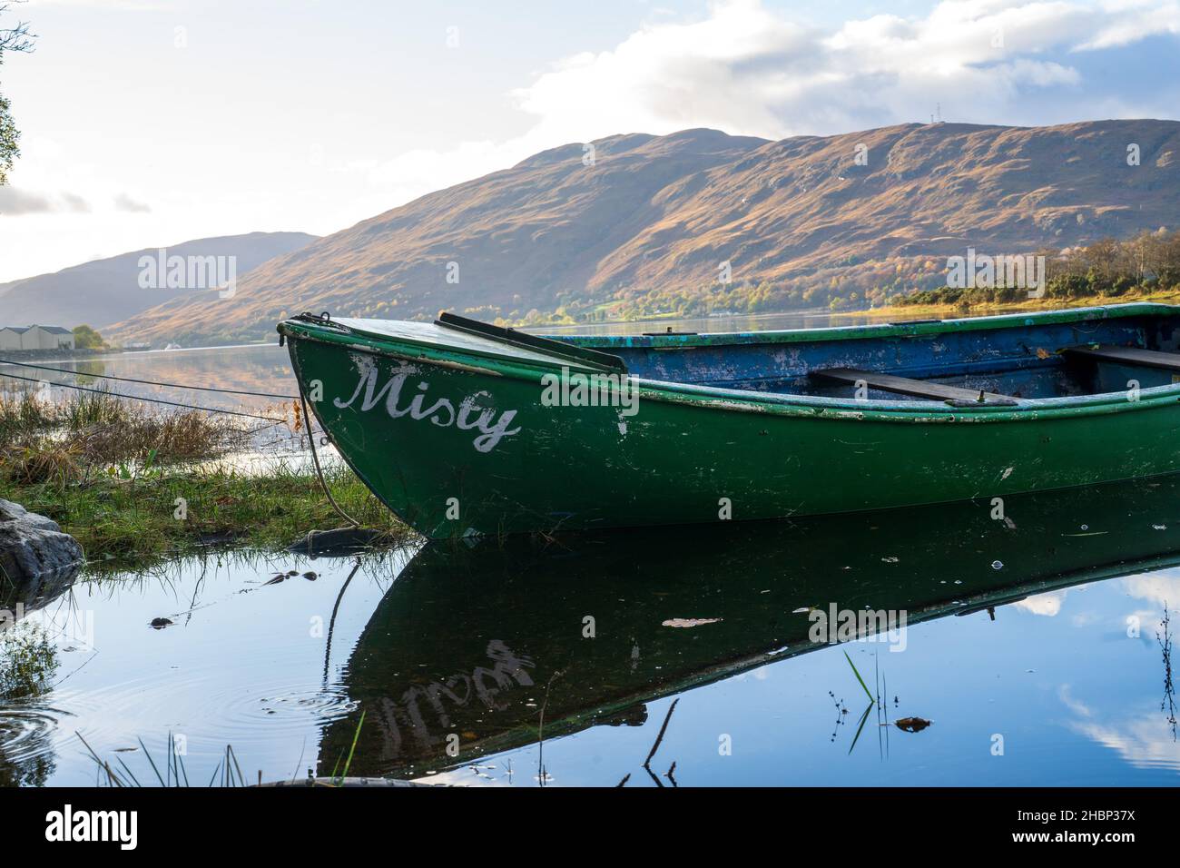 E Corpach Ben Nevis, Fort William, Highland, Scotland, Regno Unito Foto Stock