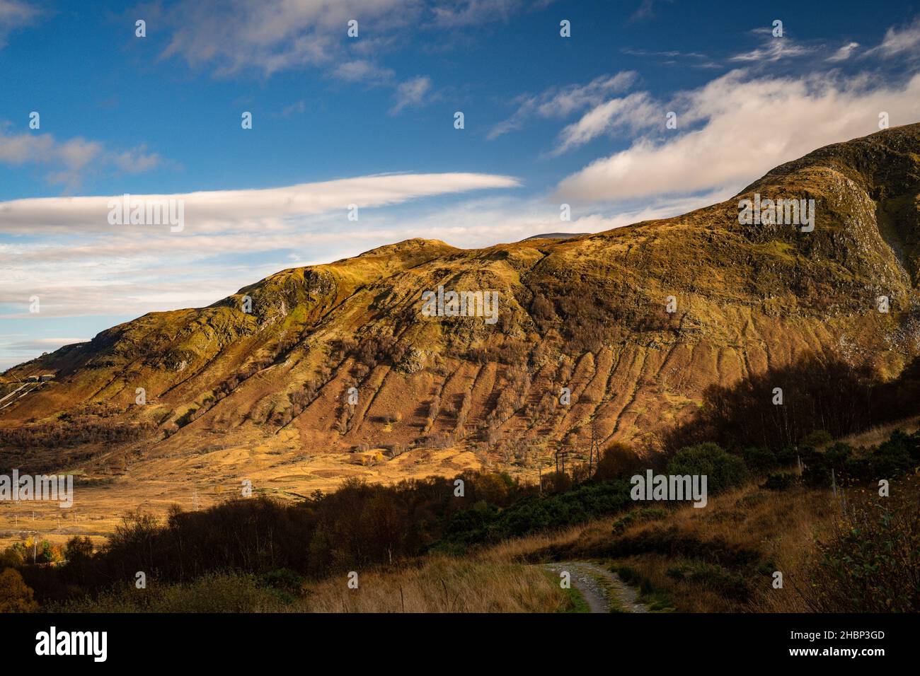 E Corpach Ben Nevis, Fort William, Highland, Scotland, Regno Unito Foto Stock