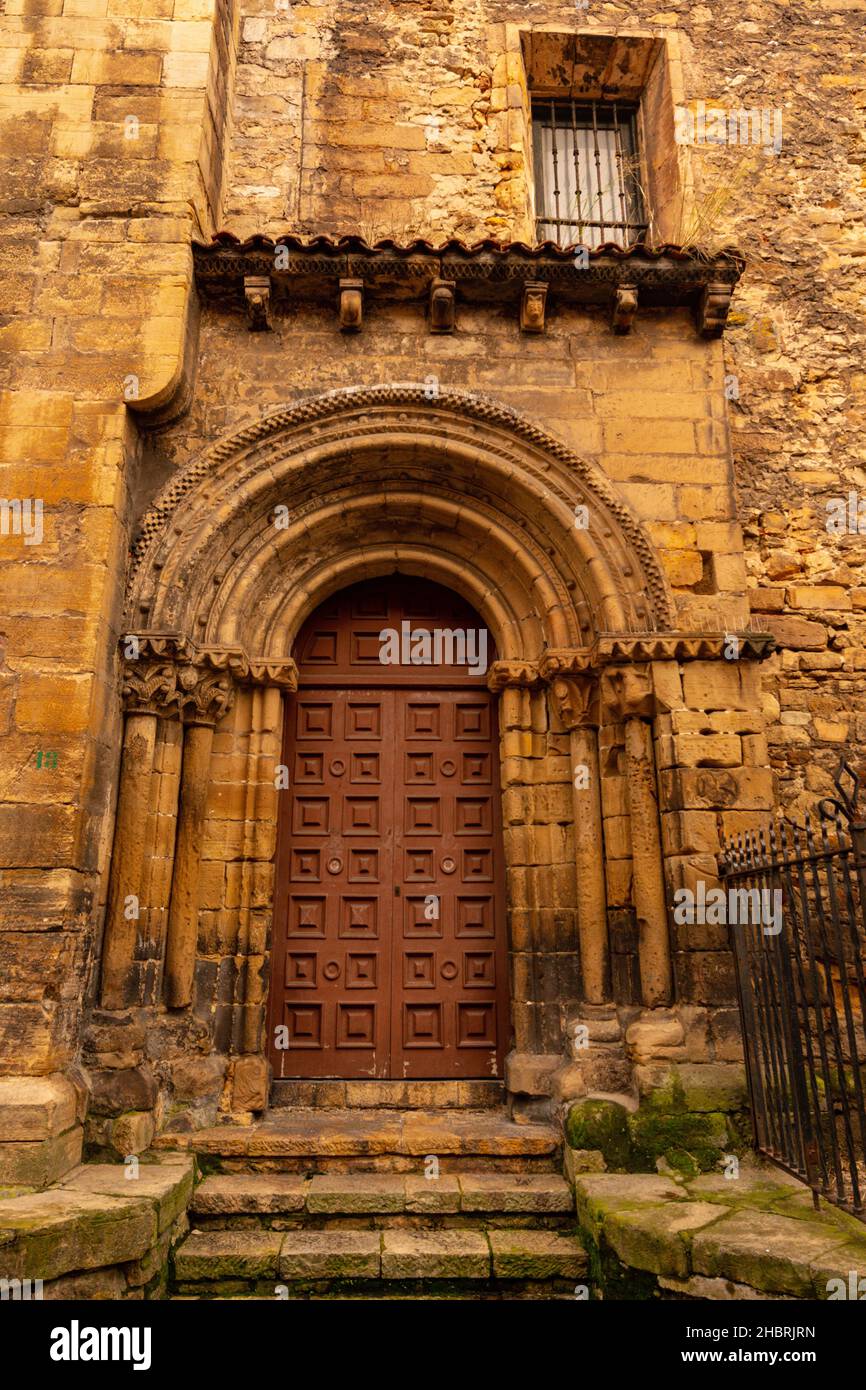 La chiesa di Sabugo o vecchia chiesa di Sabugo, città di Aviles Foto Stock