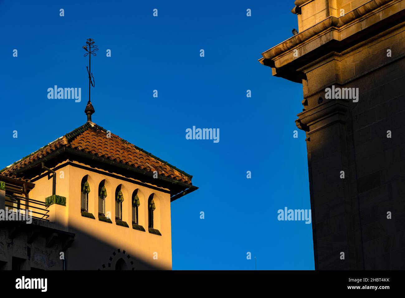 Casa Anita Colomer, Vic, Catalogna, dell'architetto Josep Maria Pericas i Morros, costruita nel 1906. Foto Stock