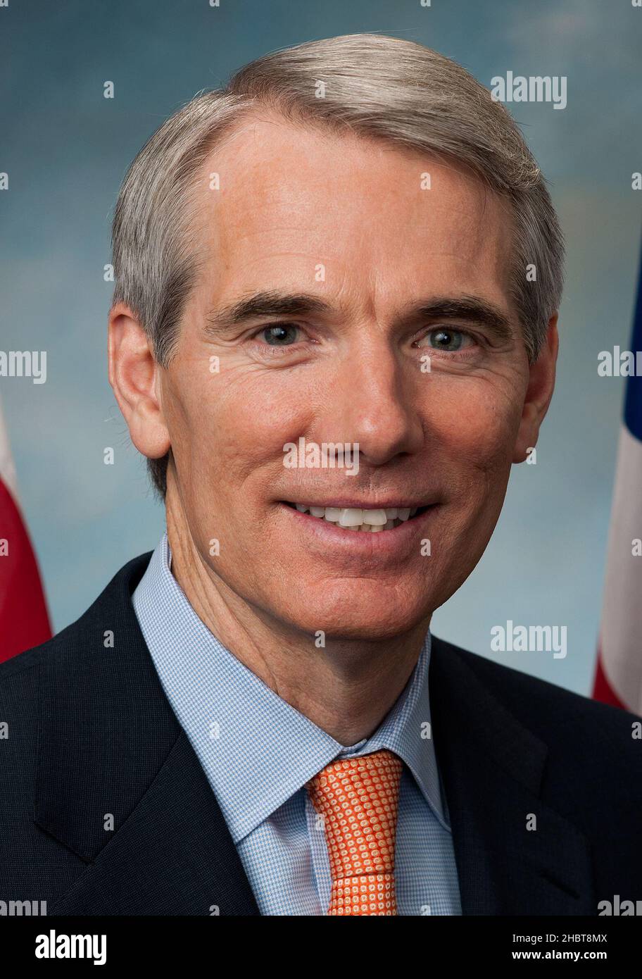 Ritratto ufficiale del senatore degli Stati Uniti Rob Portman (R-OH) ca. 6 luglio 2011 Foto Stock