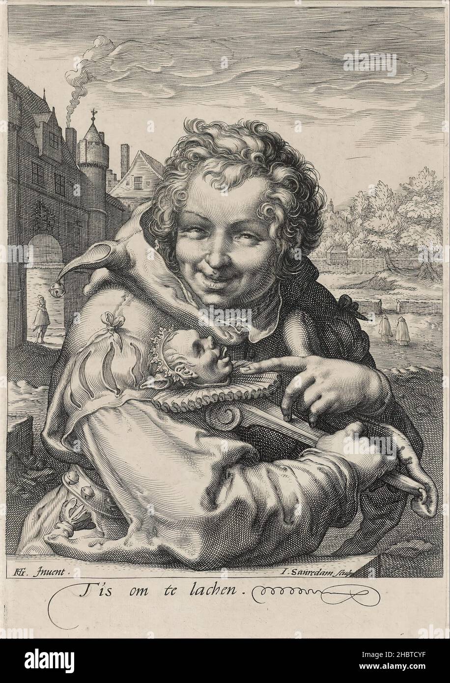 Jan Pietersz. Saenredam - il Fool Foto Stock