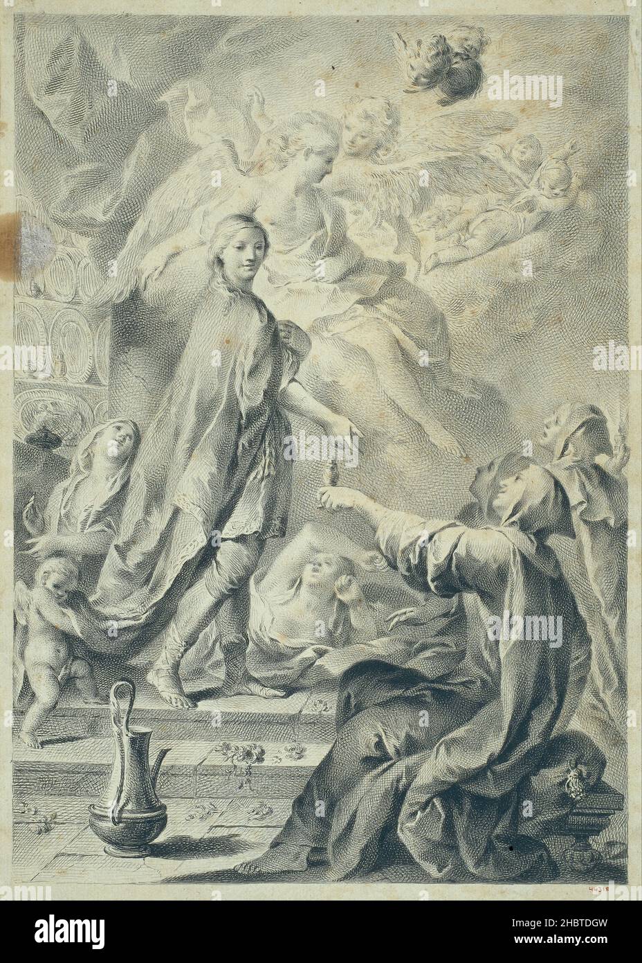 José Camarón y Boronat - parabola del saggio e. Vergini sciocco Foto Stock
