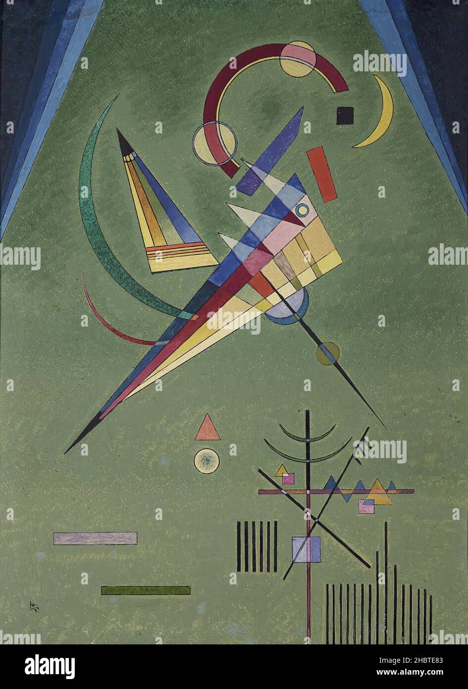 Frei - 1927 - olio su cartone 50 x 37 cm - Kandinsky Vassily Foto Stock