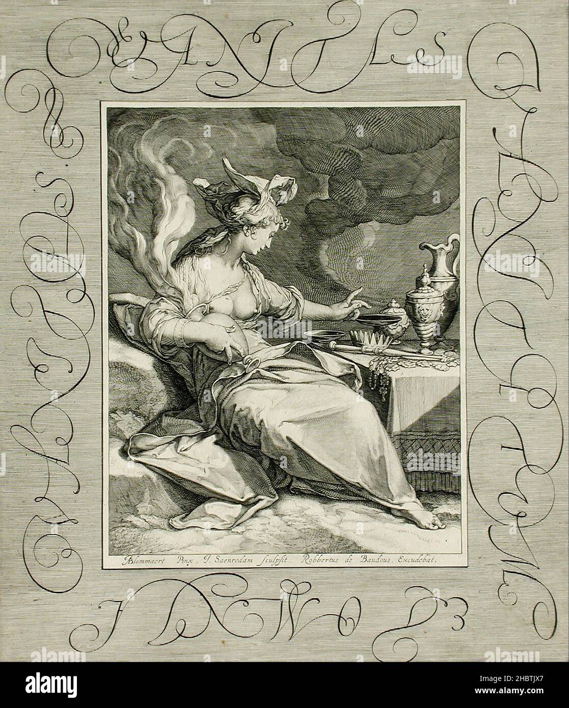 Jan Pietersz Saenredam - Vanitas Foto Stock