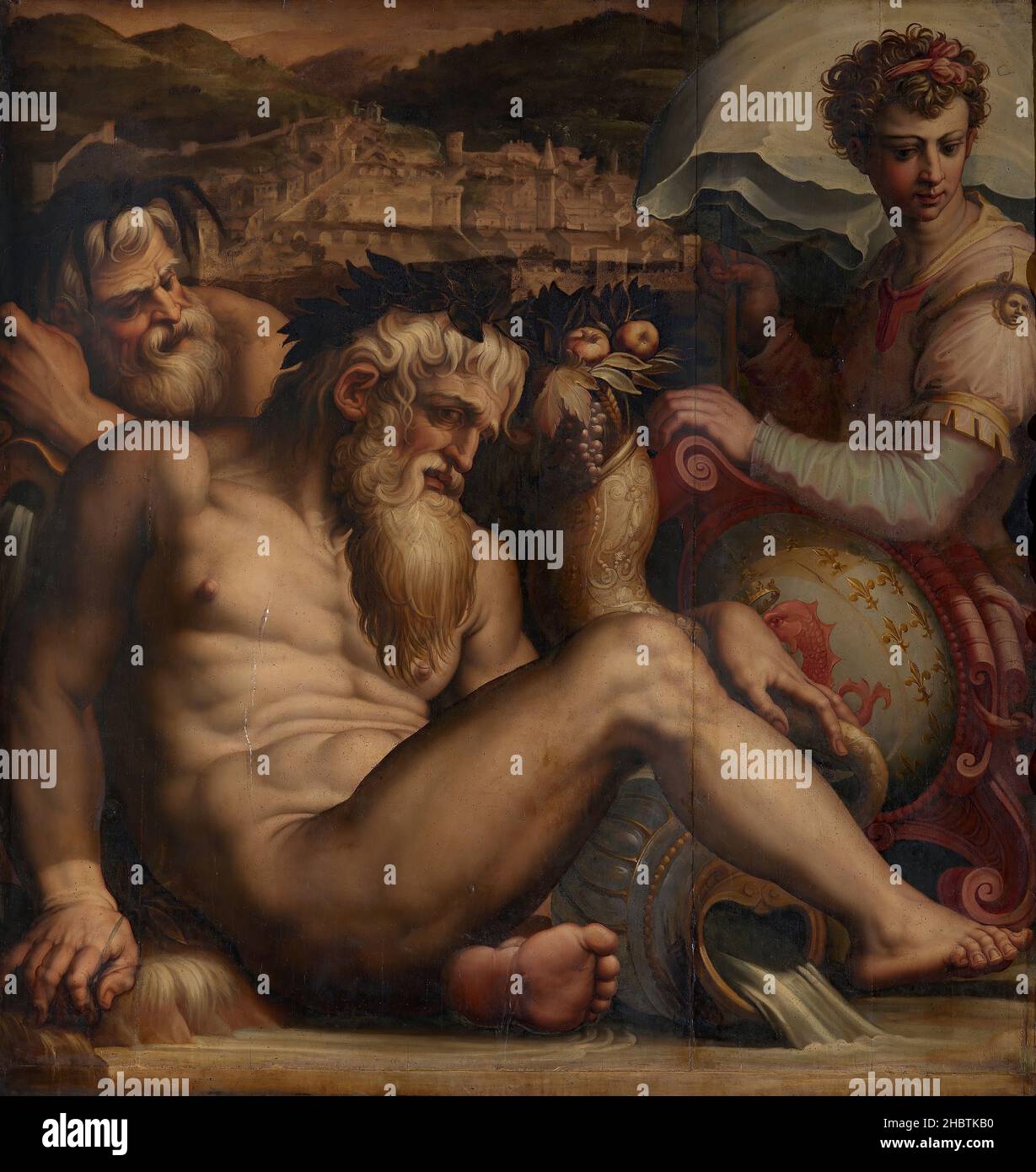 Giorgio Vasari - Allegoria di Pescia Foto Stock
