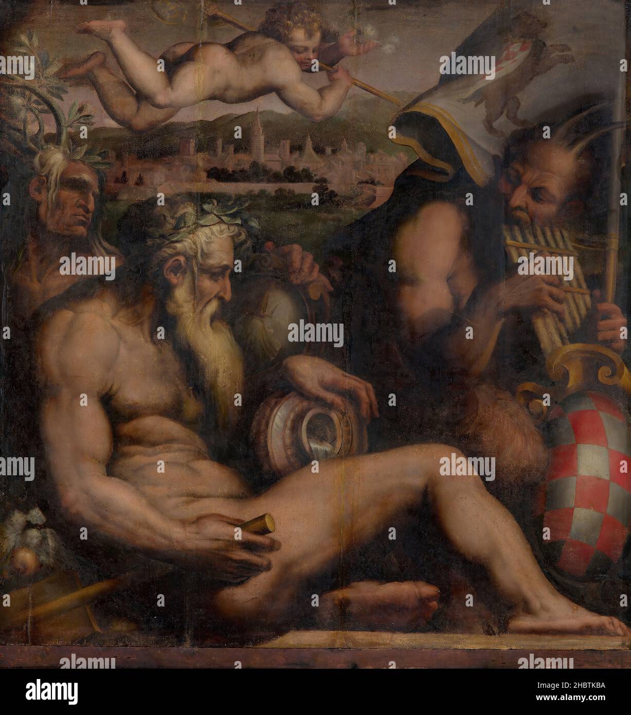 Giorgio Vasari - Allegoria di Pistoia Foto Stock