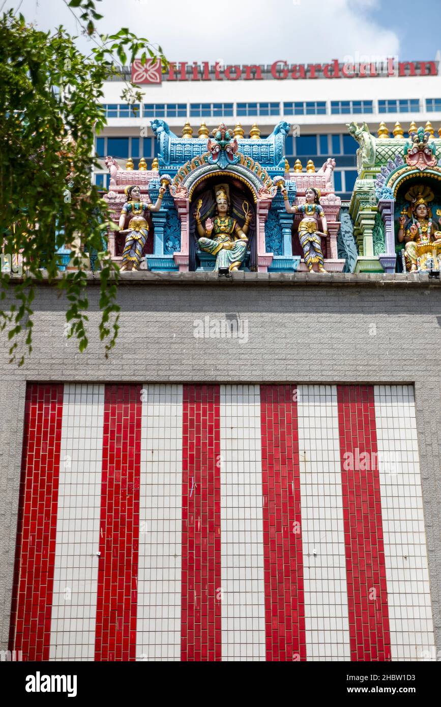 Sri Veeramakaliamman tempio, Little India, Singapore Foto Stock