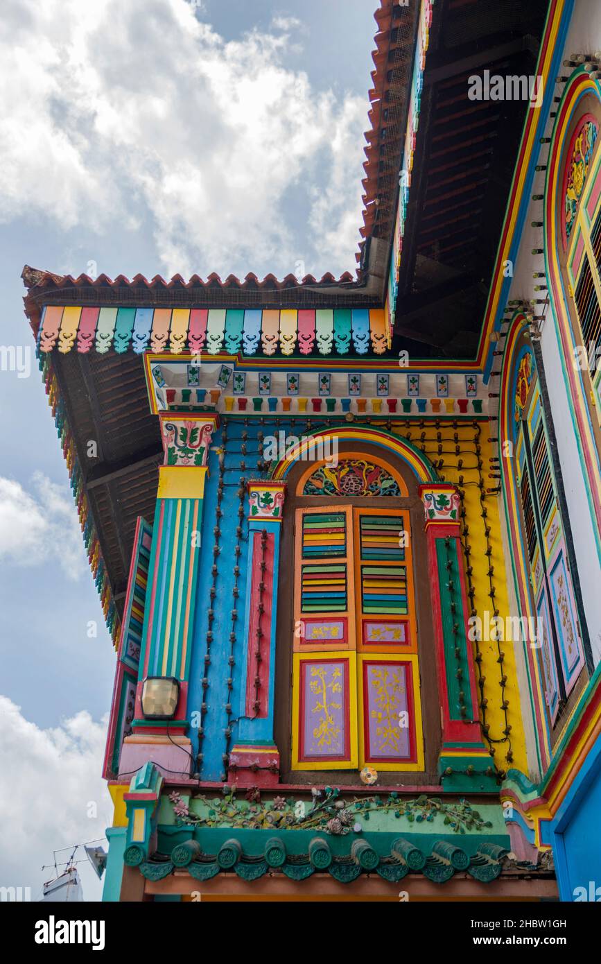 Casa di Tan Teng Niah, Little India, Singapore Foto Stock