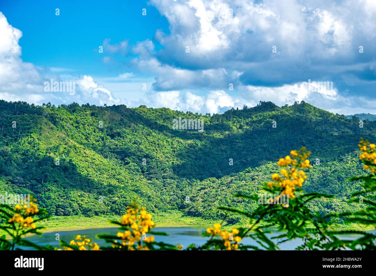 Riserva naturale di Hanabanilla, Villa Clara, Cuba Foto Stock