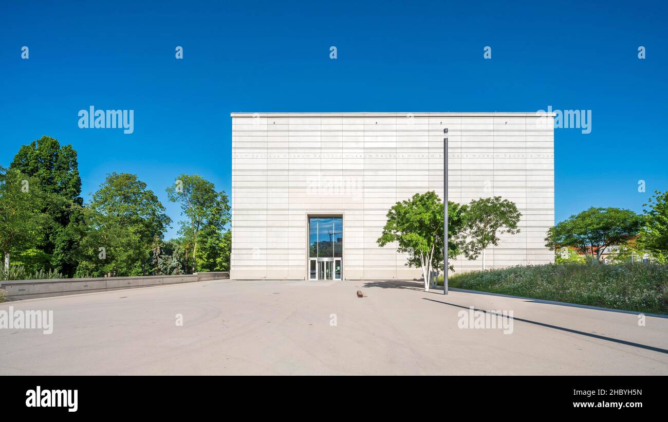 Il nuovo Museo Bauhaus Weimar, Weimar, Turingia, Germania Foto Stock